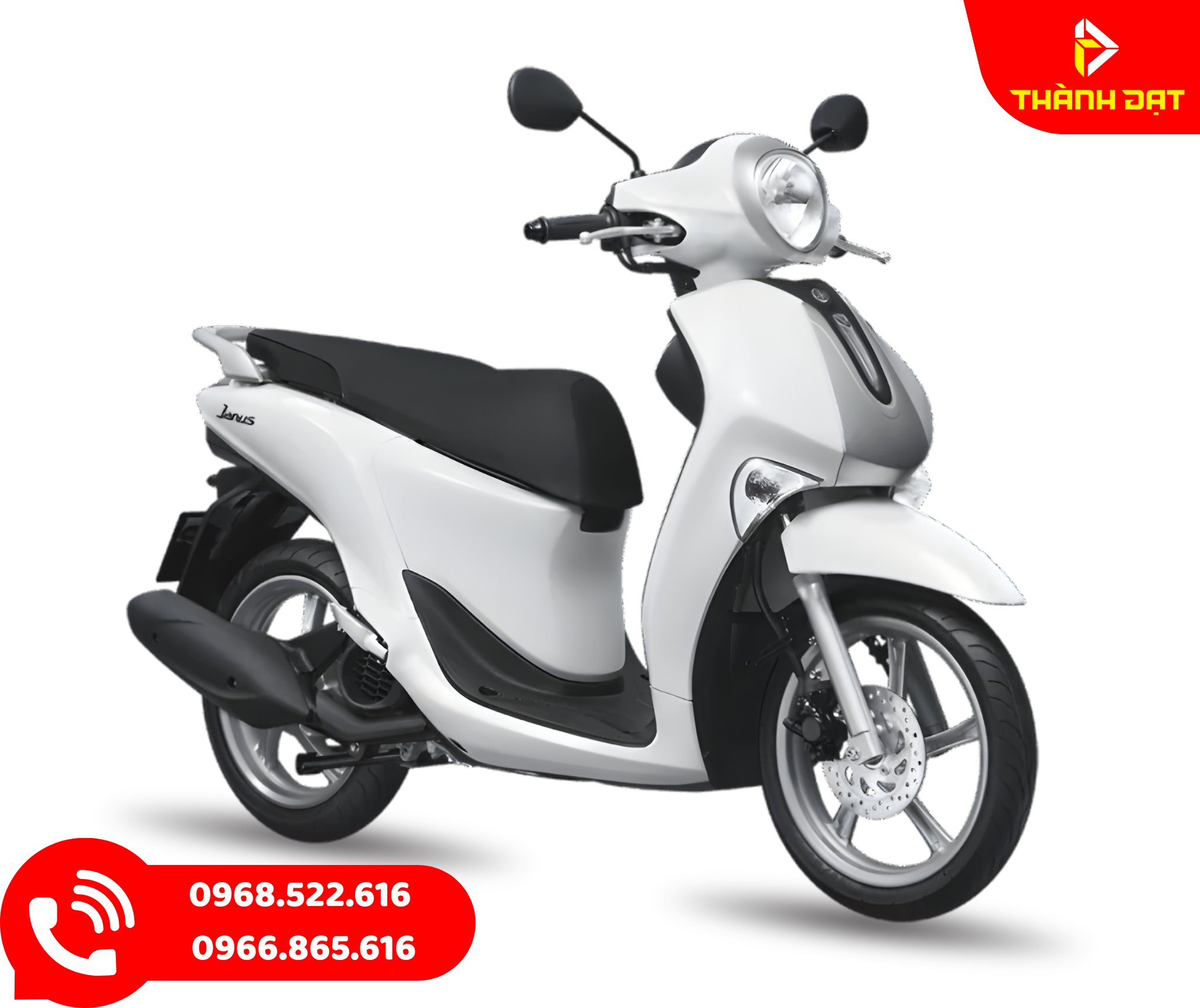 TVS Dazz 110 trắng hồng